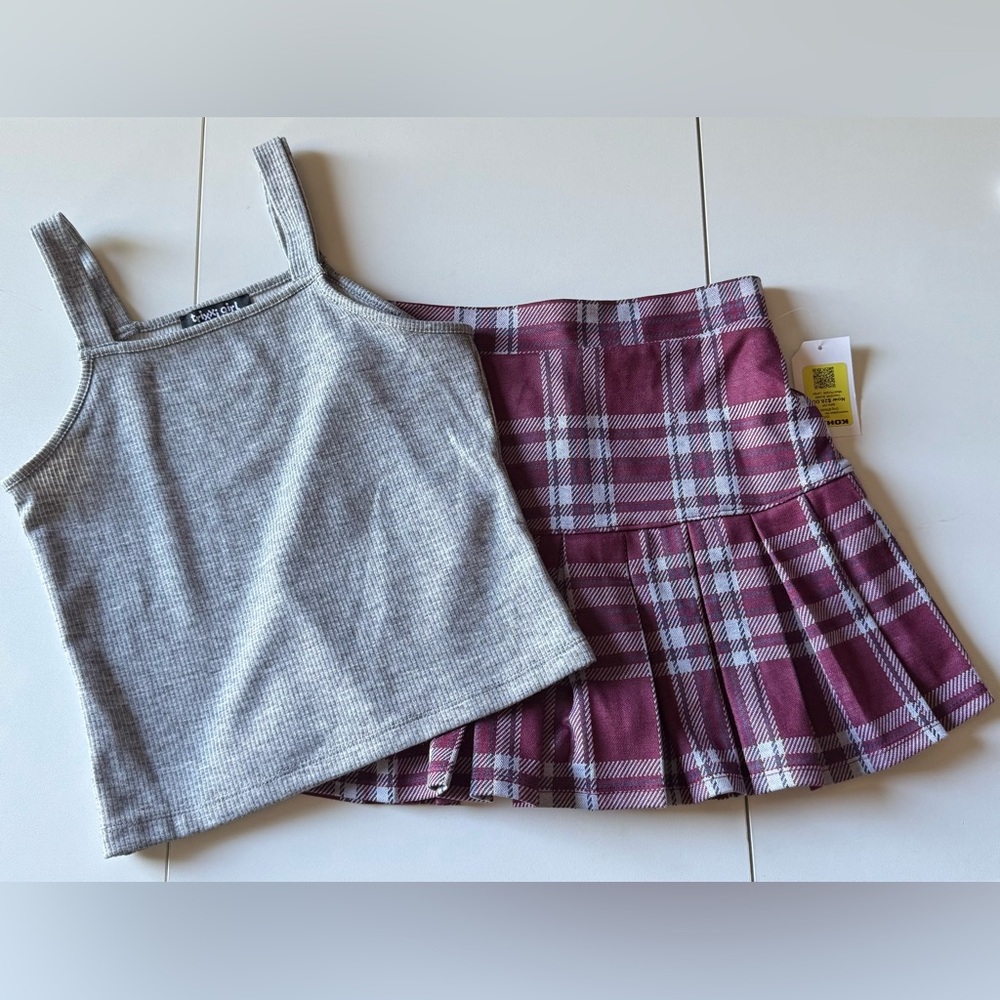 Girls Size L - Trixxi Girl Skort & Tank Top Set